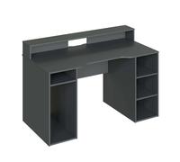 Miroytengo Mesa Escritorio Gamer Ozone Color Gris Reversible 136x88x67 cm Gris -
