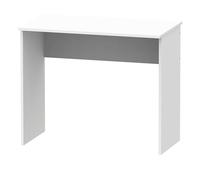 Miroytengo Mesa Escritorio Ideal para Estudio u Oficina Melamina Color Blanco Mate 90 cm