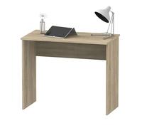 Miroytengo Mesa Escritorio Ideal para Estudio u Oficina Melamina Color Roble Cambrian 90 cm