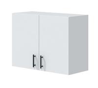 Miroytengo Módulo Alto de Cocina para Colgar 80 cm Mueble Alto Cocina Suspendido Kira Blanco Brillo 80x59x34 cm