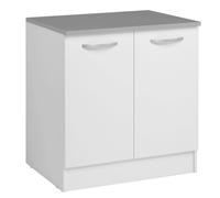 Módulo inferior cocina eko 2 puertas blanco mate 80x60 cm 80 cm