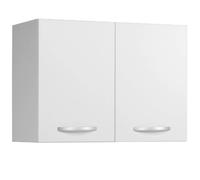 Miroytengo Módulo superior cocina 80 cm EKO 2 puertas color blanco mate módulo moderno almacenaje