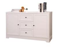 Miroytengo Mueble de Comedor Aparador Salón Ottavia Estilo Contemporáneo 2 Puertas 3 Cajones Color Blanco 120 cm