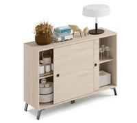 Miroytengo Muebles Pitarch Kamet Aparador, Aglomerado de partículas y melanina de Alta Densidad, Aurora, 87 x 120 x 40 cm