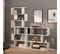 Miroytengo Pack 2 estanterías Athena en color blanco brillo