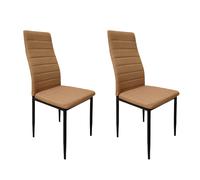 Miroytengo Pack de 2 Sillas Blancas para Salón Comedor, Sillas Avat Moderno en Blanco 42x96x52 cm