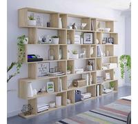 Miroytengo Pack tres estanterías Athena en roble canadian