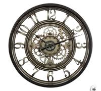 Miroytengo Reloj de Pared para Salón y Comedor Sarkis, Diseño Elegante, Color Gris 50 cm, Moderno y Decorativo