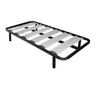 Miroytengo Somier 90x180 cm Balda Ancha, Tubo de Acero 40x30 mm, Refuerzo Central, Láminas de chopo-Flex (con Patas)