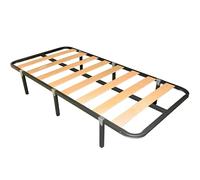 Miroytengo Somier 90x180 cm con 6 Patas, de Tubo acerado 30x30 mm con Refuerzo Central láminas de chopo y Pintura Metalizada