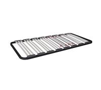 Miroytengo Somier 90x180 cm multiláminas con Reguladores Lumbares, Firmeza Adaptable, Tubo 40x30 mm y Laminas de Haya Natural (Sin Patas)