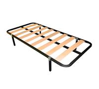 Miroytengo Somier 90x190 cm con 4 Patas - Tubo acerado 30x30 mm, Refuerzo Central, Láminas de Chopo y Pintura Metalizada