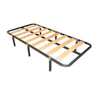 Miroytengo Somier 90x190 cm con 6 Patas, de Tubo acerado 30x30 mm con Refuerzo Central láminas de chopo y Pintura Metalizada