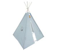 Miroytengo Tipi Infantil Wapi Azul 120 cm - Enrollable y portátil, en Poliéster y Algodón Tienda Campaña Infantil