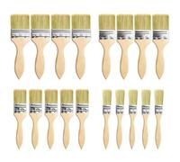 MirraSwit 32 Piezas Brochas Pintura Pared, Brocha Barniz Madera, Pinceles Pintura para Cuadros, Bricolaje, Eliminación de Polvo, Pinturas (1,1.5, 2, 2.5in)
