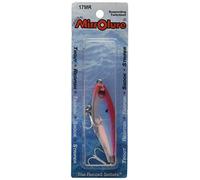 Mirrolure 17MR-26 Mirrodine, 2-5/8-Inch, 3/8-Ounce, Red/White/Silver by MirrOLure
