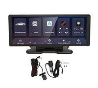 Mirror Dash Cam Cámara de Respaldo, Multifunción WIFI Mirror Dash Cam, Grabadora de Video DVR para Automóvil de Alta Definición BT5.0 Monitoreo de Estacionamiento G Sensor para Automóvil(T30)