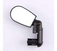 Mirror de bicicleta, lente convexa negra convexable bicicleta espejo retroceso de ciclismo giratorio manillar para bicicleta de carretera de montaña