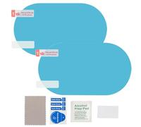Mirror De Película A Prueba De Lluvia | Protective Clear Clear Safe Driving Sticker Nano-recubrimiento | Película Impermeable Para El Espejo De Automóvil, Película De Visión Trasera De Automóvil De De