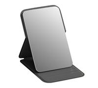 Mirror de tocador de alta definición - Cubierta de espejo de maquillaje plegable sin marco | Soft PU Mirror Diario, accesorio de belleza liviano para bolsas de encimera de dormitorio o configura