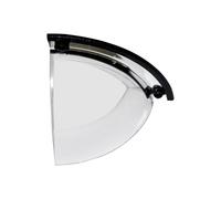 Mirror de tráfico - Espejo de entrada acrílico con protección de borde flexible - 23 cm Espejos de punto ciego resistentes | Herramientas no reflejadas por la intemperie para oficina, hogar, almacén,