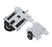 Mirror Door Roller Assembly, 3.6 x 3.3 in Sliding Mirror Closet Door Rollers Replacement, Wardrobe Doors Wheels, Sliding Wardrobe Slide Cabinet Parts