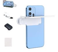 Mirror Effect Lens - Capture Stunning Reflections Instantly, Smartphone Camera Mirror Reflection Clip Kit, Adjustable HD Glass Smartphone Photography Flip Mirrors, for Travel Photography (White*1)
