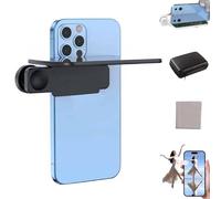 Mirror Effect Lens - Capture Stunning Reflections Instantly, Smartphone Camera Mirror Reflection Clip Kit, Clip Reflection Mirrors for Phone Back Cameras for Travel (Black*1)