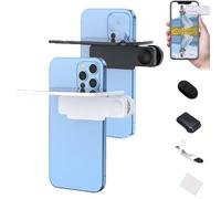 Mirror Effect Lens - Capture Stunning Reflections Instantly, Smartphone Camera Mirror Reflection Clip Kit, for Back Camera, Outdoor Photography (Mix,Remote Control)
