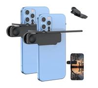 Mirror Effect Lens - Capture Stunning Reflections Instantly, Smartphone Camera Mirror Reflection Clip Kit, Mirror Reflection Effect Lens Clip, For Travel Photography (Black,2PCS)