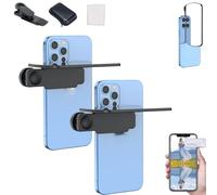 Mirror Effect Lens - Capture Stunning Reflections Instantly, Smartphone Camera Mirror Reflection Clip Kit, Adjustable Angle Mobile Phone Camera Mirror Clip for Travel (2pcsa)