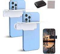 Mirror Effect Lens - Capture Stunning Reflections Instantly, Smartphone Camera Mirror Reflection Clip Kit, Adjustable HD Glass Vertical Clip on Selfie Mirror for Photography (2B,NO Control)