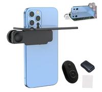 Mirror Effect Lens - Capture Stunning Reflections Instantly, Smartphone Camera Mirror Reflection Clip Kit, with Bluetooth Remote Control for Travel Photography Enthusiast (Black)