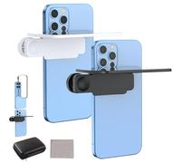 Mirror Effect Lens - Capture Stunning Reflections Instantly, Smartphone Camera Mirror Reflection Clip Kit, Glass Smartphone Photography Reflection Kit, for Travel Photography (Mix,2 Pcs)