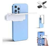 Mirror Effect Lens - Capture Stunning Reflections Instantly, Smartphone Camera Mirror Reflection Clip Kit for iPhone, Adjustable HD Glass Smartphone Photography Flip Mirrors (White)