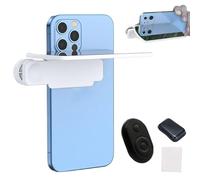 Mirror Effect Lens - Capture Stunning Reflections Instantly, Smartphone Camera Mirror Reflection Clip Kit, with Bluetooth Remote Control for Travel Photography Enthusiast (White)