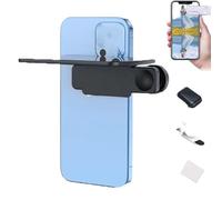 Mirror Effect Lens - Capture Stunning Reflections Instantly, Smartphone Camera Mirror Reflection Clip Kit, for Back Camera, Outdoor Photography (Black,Conventional)