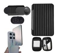 Mirror Effect Lens - Espejo Reflection For Phone Camera | Smartphone Camera Clip Kit, Adjustable Mobile Reflector, HD Glass, Travel-Friendly Photography Accessory Supplies