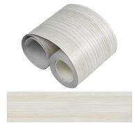 Mirror Frame Border - Wood Grain Adhesive Trim Sticker | 10 Meter Flexible Decorative Strip Waterproof Self Adhesive Easy Install Design for Bathroom, Kitchen, Shower, Toilet, Home or Room