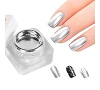 Mirror Nail Gel - | 8ml Reflective High Gloss 3D Mirror Effect Color Nail Paint, Gel For Women, Beginner-Friendly, Home, Salon, Daily Use, Travel, Party, Dating, Manicure