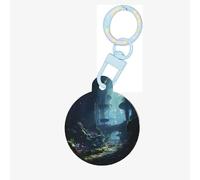 Mirror of Wonder - Etiquetas redondas para mascotas, etiquetas de identificación acrílicas duraderas y elegantes, perfectas para mascotas pequeñas a grandes