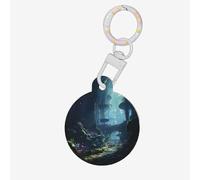 Mirror of Wonder - Etiquetas redondas para mascotas, etiquetas de identificación acrílicas duraderas y elegantes, perfectas para mascotas pequeñas a grandes