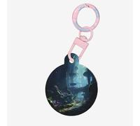 Mirror of Wonder - Etiquetas redondas para mascotas, etiquetas de identificación acrílicas duraderas y elegantes, perfectas para mascotas pequeñas a grandes