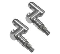 Mirror Riser, Motorcycle Risers, 2 Pieces 360 Rotating Mounts, Replacement Parts for Riders, Bike Commuting, Touring, Road Trips, Outdoor Adventures, Scooter, Motorbike Use