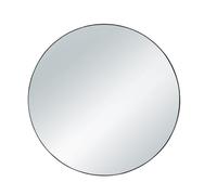 Mirrors and More Mila 81330102 - Espejo Decorativo (Metal), Color Negro