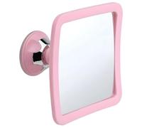 Mirrorvana Fogless Shower & Shaving Mirror with Upgraded Suction Mount for Bathroom, Anti Fog & Mist Free Shatterproof Surface and 360° Swivel, 16cm x 16cm (1X Magnification)