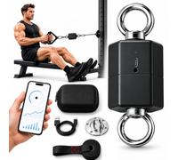 MIRRSSET Dinamómetro Deportivo, Medidor de Fuerza de Tracción, 500 kg Basic | La APP Guarda Pruebas, Curvas, Comparación entre Lados para Seguir Cambios de Rendimiento en Atletas, Gimnasios