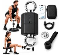 MIRRSSET Medidor de Fuerza Digital, Sensor de Fuerza, 250 Hz Basic | Carcasa de PC de Alta Tenacidad, Anillas Metálicas Reforzadas para Pruebas de Tracción, Empuje, Elevación, Agarre