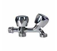 Mirtak Grifo Lavadora Doble Rosca V/Metal Cromo (BL) B65201