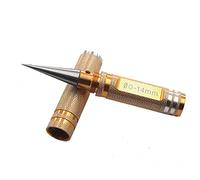 Mirthobby 0-14 mm Aleación de Aluminio expandible Agujero perforador Herramienta de escariador para RC Modelo Cuerpo Conector, Macho/Hembra con Funda Protectora (Oro)